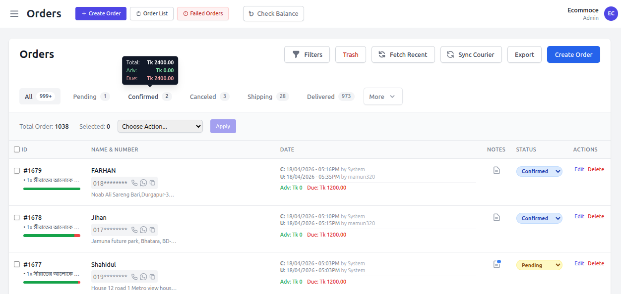 Clean Order Management